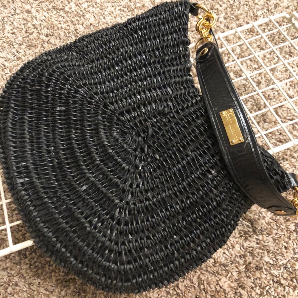 Elliot Luca woven leather purse